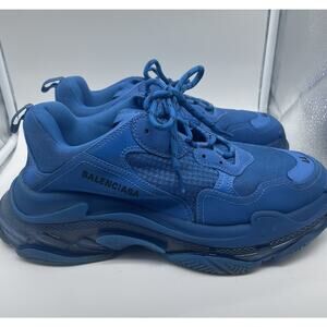 Size 44 (11 US) Balenciaga Triple S Clear Sole ' Blue ' | GREAT CONDITION!